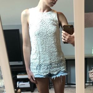 NWT Lucky lace sleeveless top